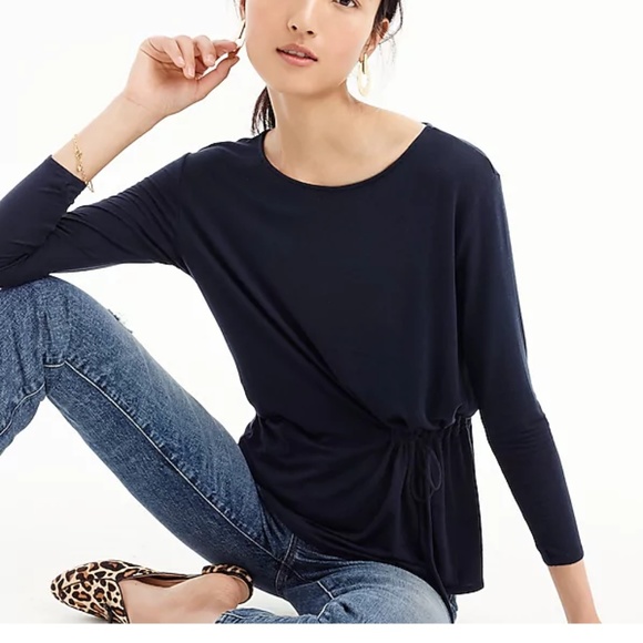 J Crew Tie-waist T-shir - Picture 3 of 5